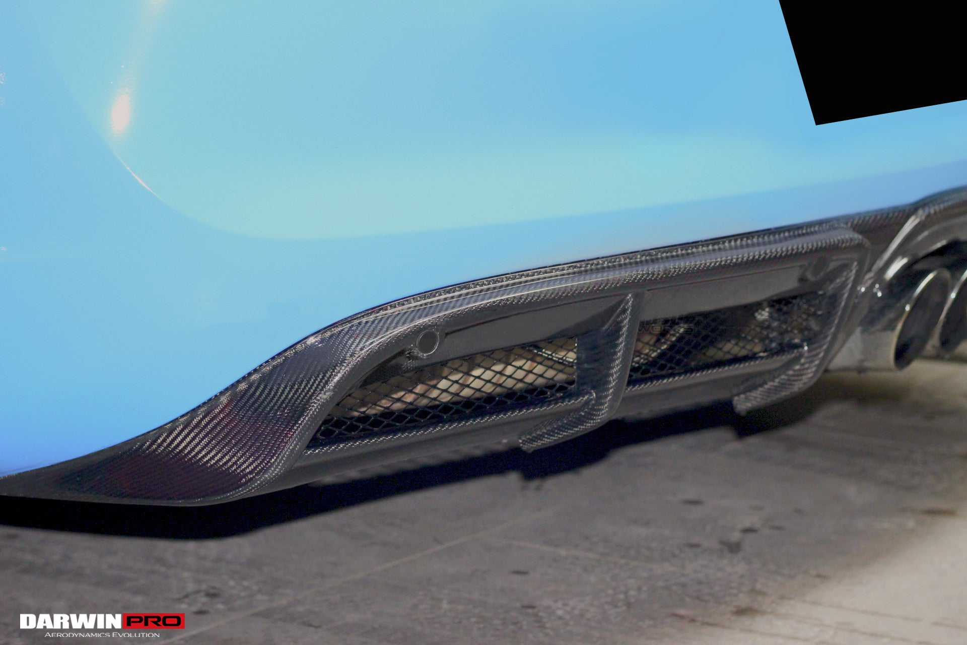 2012-2016 Porsche 981 Boxster/Cayman GT4 Style Carbon Fiber Rear Diffuser - DarwinPRO Aerodynamics