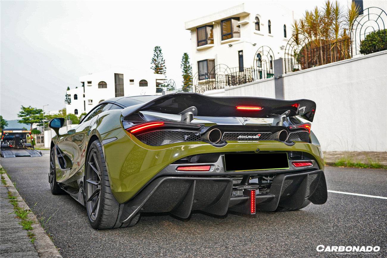 2017-2022 McLaren 720S VRS Style Carbon Fiber Trunk Spoiler - Carbonado
