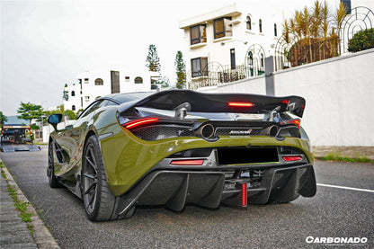 2017-2022 McLaren 720S VRS Style Carbon Fiber Trunk Spoiler - Carbonado
