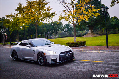 2008-2016 Nissan GTR R35 CBA/DBA Ver17 NSM Style Partial Carbon Fiber Front Bumper - DarwinPRO Aerodynamics