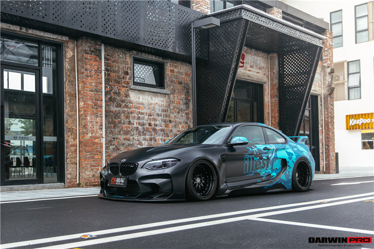 2016-2020 BMW M2 F87 VR Style Partial Carbon Fiber Wide Full Body kit - DarwinPRO Aerodynamics