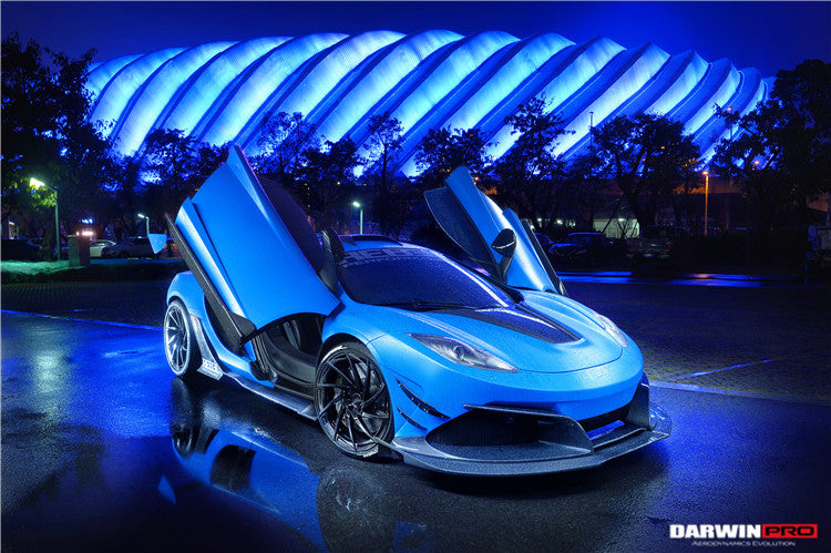 2011-2014 McLaren MP4 12C Rebel Performance Style Carbon Fiber Side Skirts - DarwinPRO Aerodynamics