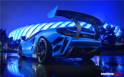 2011-2017 McLaren MP4 12C/650S Rebel Performance Style Carbon Fiber Trunk Spoiler - DarwinPRO Aerodynamics