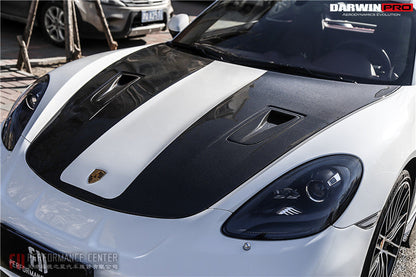 2012-2023 Porsche 718/981 Cayman/Boxster GT2RS Style Carbon Fiber Hood - DarwinPRO Aerodynamics