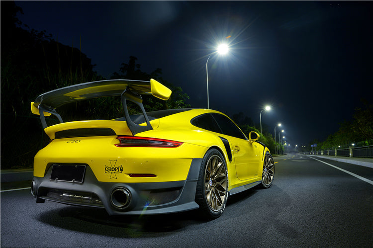 2012-2015 Porsche 911 991.1 Carrera/S GT2RS Style Rear Bumper ( Need Change 991.2 Tailight) - DarwinPRO Aerodynamics
