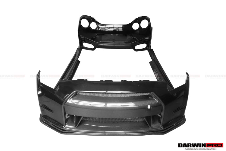 2008-2016 Nissan GTR R35 CBA/DBA Ver15 NSM Style Partial Carbon Fiber Full Body Kit - DarwinPRO Aerodynamics