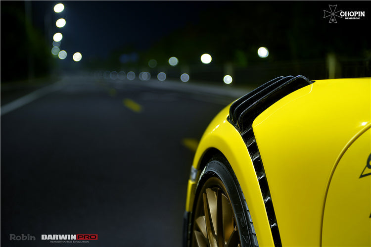 2012-2015 Porsche 911 991.1 Carrera/S Targa 4/4S GT2RS Style Partial Carbon Fiber Fender - DarwinPRO Aerodynamics