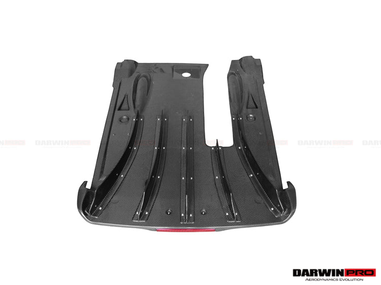 2012-2022 Nissan GTR R35 DBA/EBA NSM Style Carbon Fiber Rear Diffuser w/ LED Light - DarwinPRO Aerodynamics