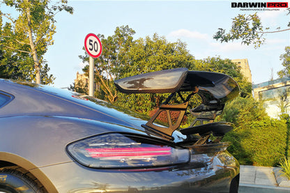 2016-2023 Porsche 718 Cayman/Boxster BKSS Style Carbon Fiber Trunk Spoiler - DarwinPRO Aerodynamics