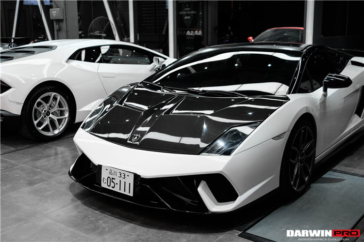 2009-2014 Lamborghini Gallardo IRON Style Hood - DarwinPRO Aerodynamics