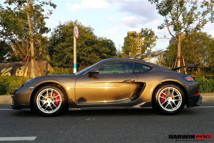 2016-2023 Porsche 718 Cayman/Boxster BKSS Style Carbon Fiber Trunk Spoiler - DarwinPRO Aerodynamics