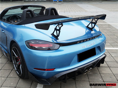 2016-2023 Porsche 718 Boxster BKSS Style  Carbon Fiber Rear Trim - DarwinPRO Aerodynamics