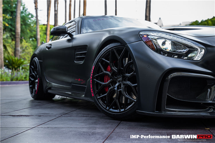 2015-2022 Mercedes Benz AMG GT/GTS  IMP Performance Partial Carbon Fiber Side Skirts - DarwinPRO Aerodynamics
