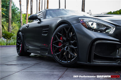 2015-2022 Mercedes Benz AMG GT/GTS  IMP Performance Partial Carbon Fiber Side Skirts - DarwinPRO Aerodynamics