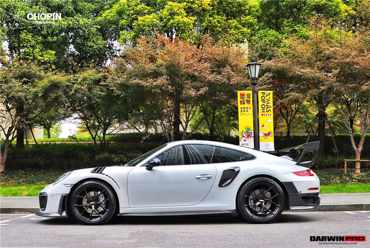 2016-2018 Porsche 911 991.2 Carrera/Targa 4/4S GT2RS Style Carbon Fiber Quarter Panel Side Scoops - DarwinPRO Aerodynamics