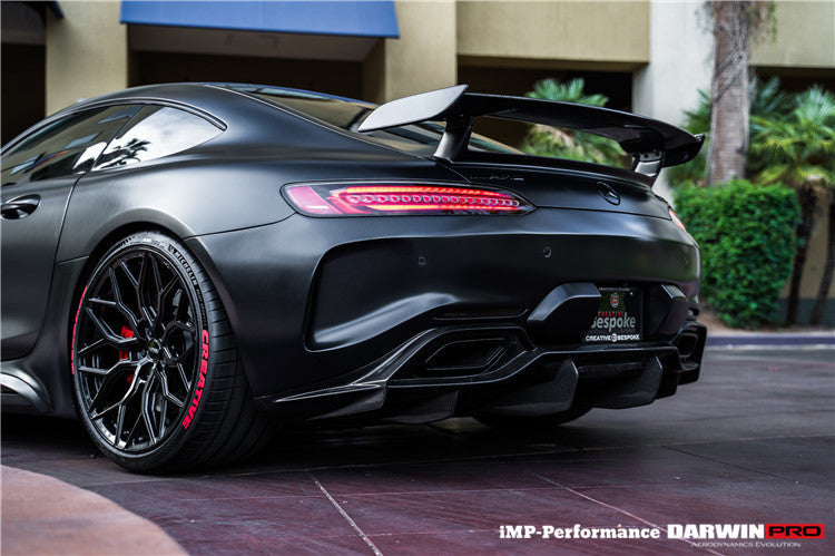 2015-2021 Mercedes Benz AMG GT/GTS IMP Carbon Fiber Rear Diffuser - DarwinPRO Aerodynamics