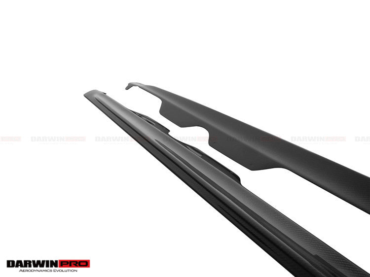 2015-2018 Mercedes Benz AMG GT/GTS Carbon Fiber Side Skirts Splitters - DarwinPRO Aerodynamics
