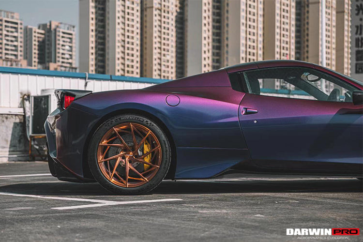 2010-2015 Ferrari 458 Spider BKSS Style Partial Carbon Fiber Full Body Kit - DarwinPRO Aerodynamics