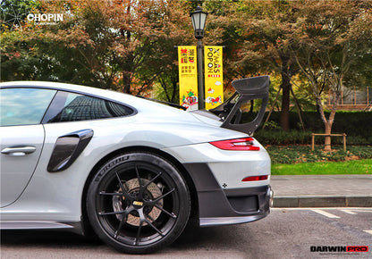 2016-2018 Porsche 911 991.2 Carrera/Targa 4/4S GT2RS Style Carbon Fiber Quarter Panel Side Scoops - DarwinPRO Aerodynamics