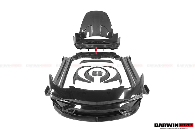2017-2020 Tesla Model 3 IMPII Performance Partial Carbon Fiber Full Body Kit - DarwinPRO Aerodynamics