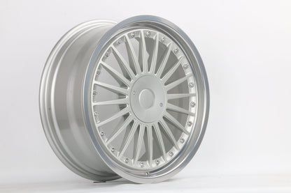 E750 Silver Machined Lip 19x7.5 ET35 4.100.114 - Square Set (4 Wheels)