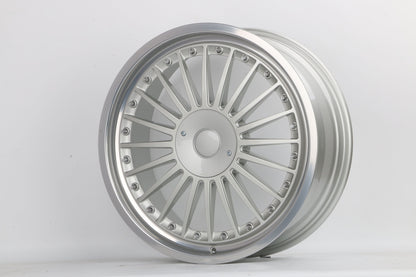 E750 Silver Machined Lip 19x10.0 ET20 5.112.120 - Square Set (4 Wheels)