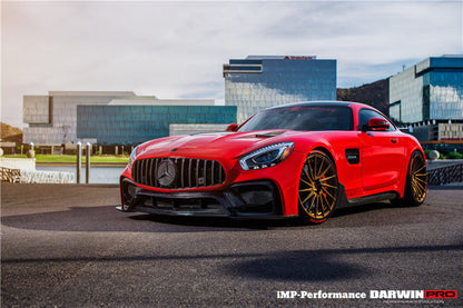 2015-2016 Mercedes Benz AMG GT/GTS IMP Performance Part Carbon Fiber Front Bumper w/ Grill - DarwinPRO Aerodynamics