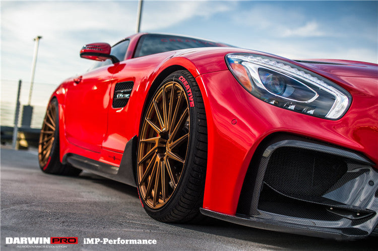 2015-2022 Mercedes Benz AMG GT/GTS  IMP Performance Partial Carbon Fiber Side Skirts - DarwinPRO Aerodynamics