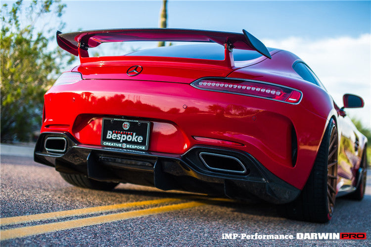 2015-2021 Mercedes Benz AMG GT/GTS IMP Carbon Fiber Rear Diffuser - DarwinPRO Aerodynamics