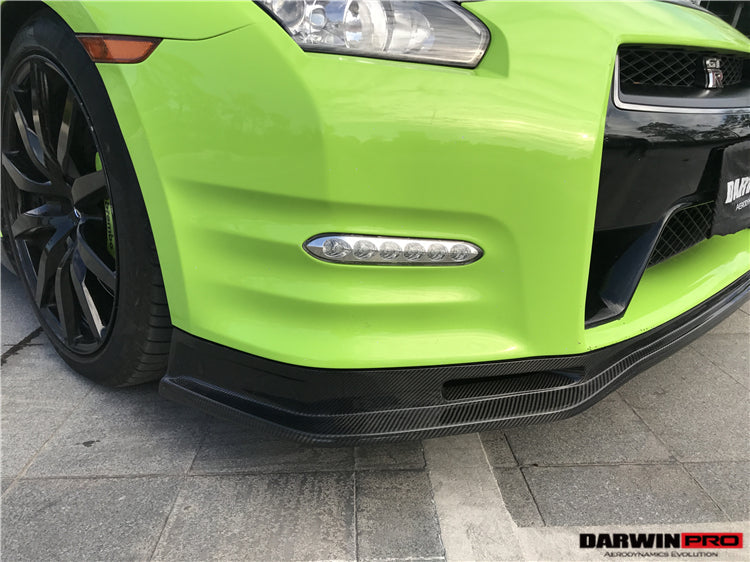 2012-2016 Nissan GTR R35 DBA NSM Style Partial Carbon Fiber Front Lip - DarwinPRO Aerodynamics