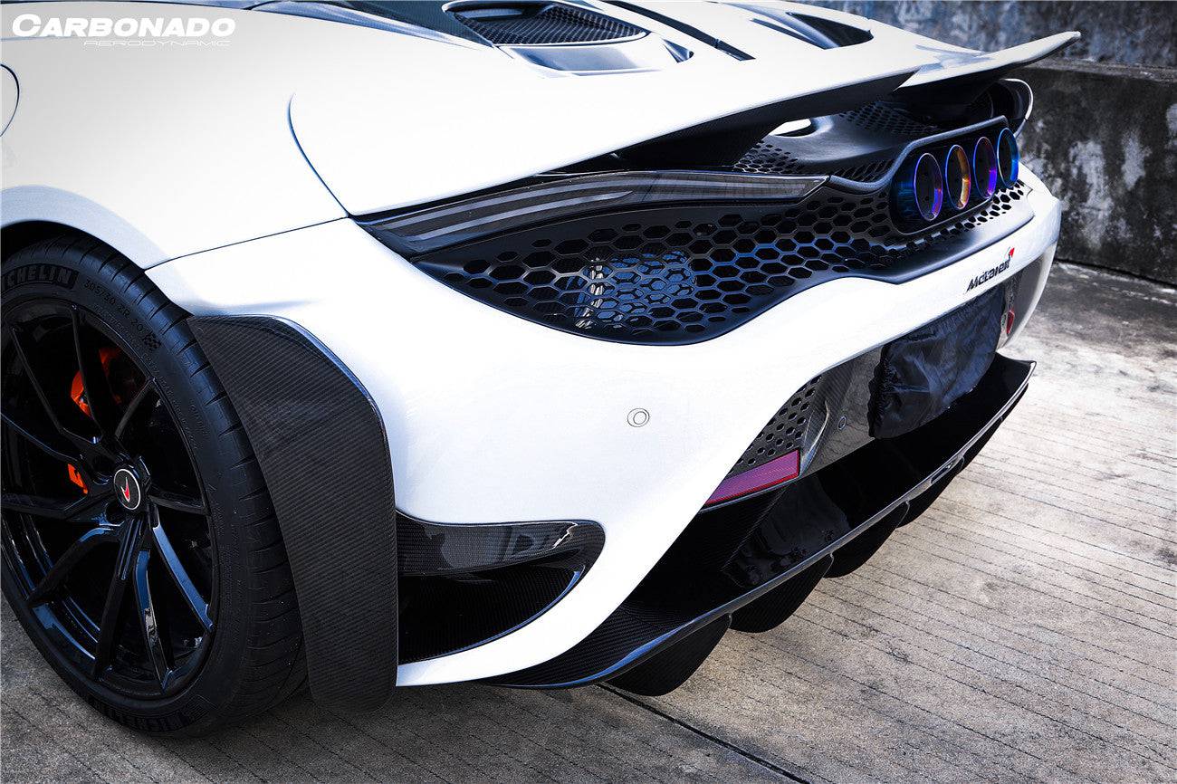 2017-2022 McLaren 720s 765LT-Style Rear Bumper and Wing - Carbonado Aero