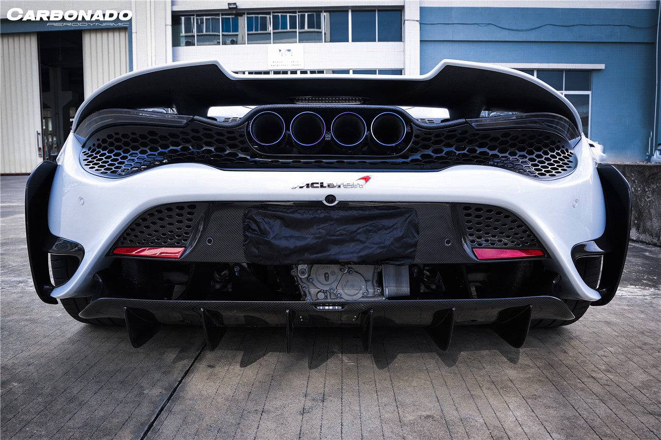 2017-2022 McLaren 720s 765LT-Style Rear Bumper and Wing - Carbonado Aero
