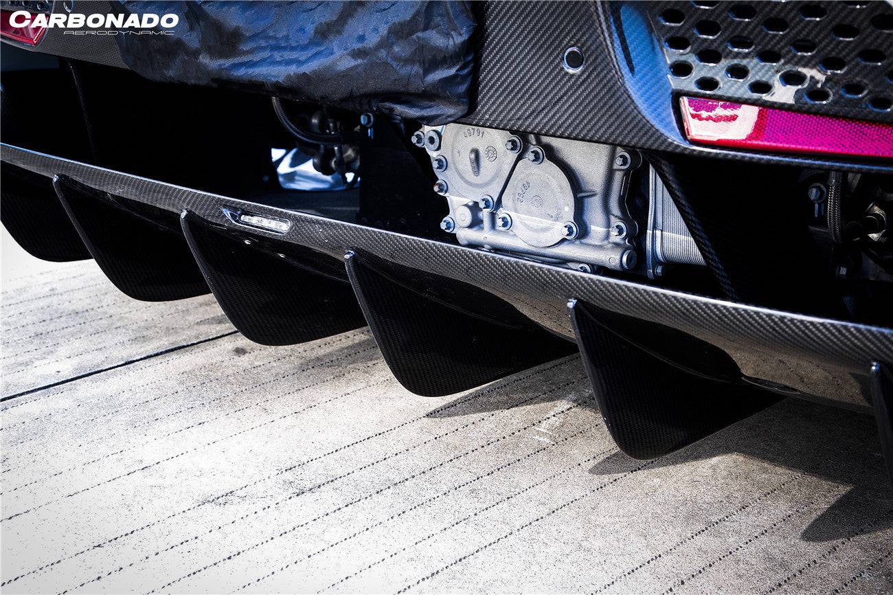 2017-2022 McLaren 720s 765LT-Style Rear Bumper and Wing - Carbonado Aero