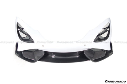 2017-2022 McLaren 720s 765LT-Style Front Bumper - Carbonado