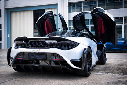 2017-2022 McLaren 720s Convert 765LT Style Rear Bumper and Wing - Carbonado