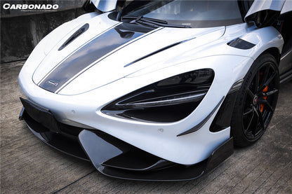 2017-2022 McLaren 720s 765LT-Style Front Bumper - Carbonado