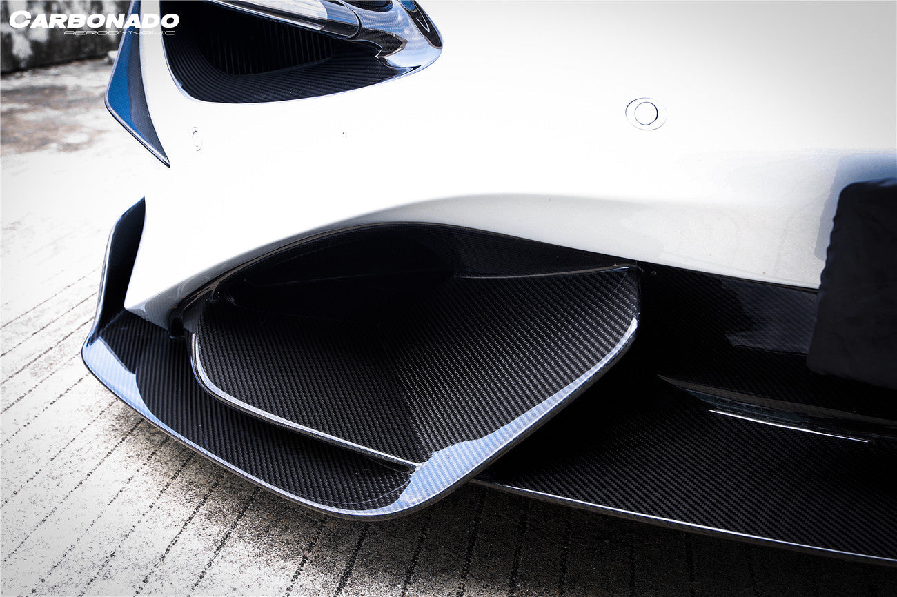 2017-2022 McLaren 720S 765LT-Style Dry Part Carbon Fiber Front Bumper