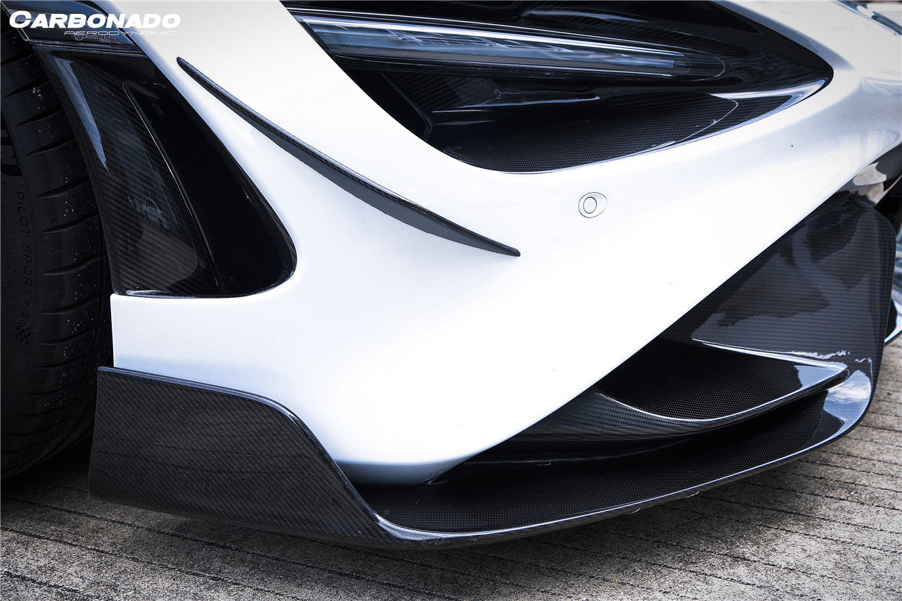 2017-2022 McLaren 720s 765LT-Style Front Bumper - Carbonado