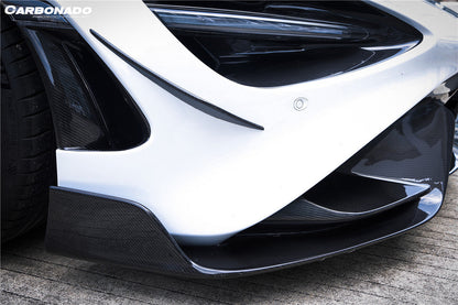 2017-2022 McLaren 720s 765LT-Style Front Bumper - Carbonado