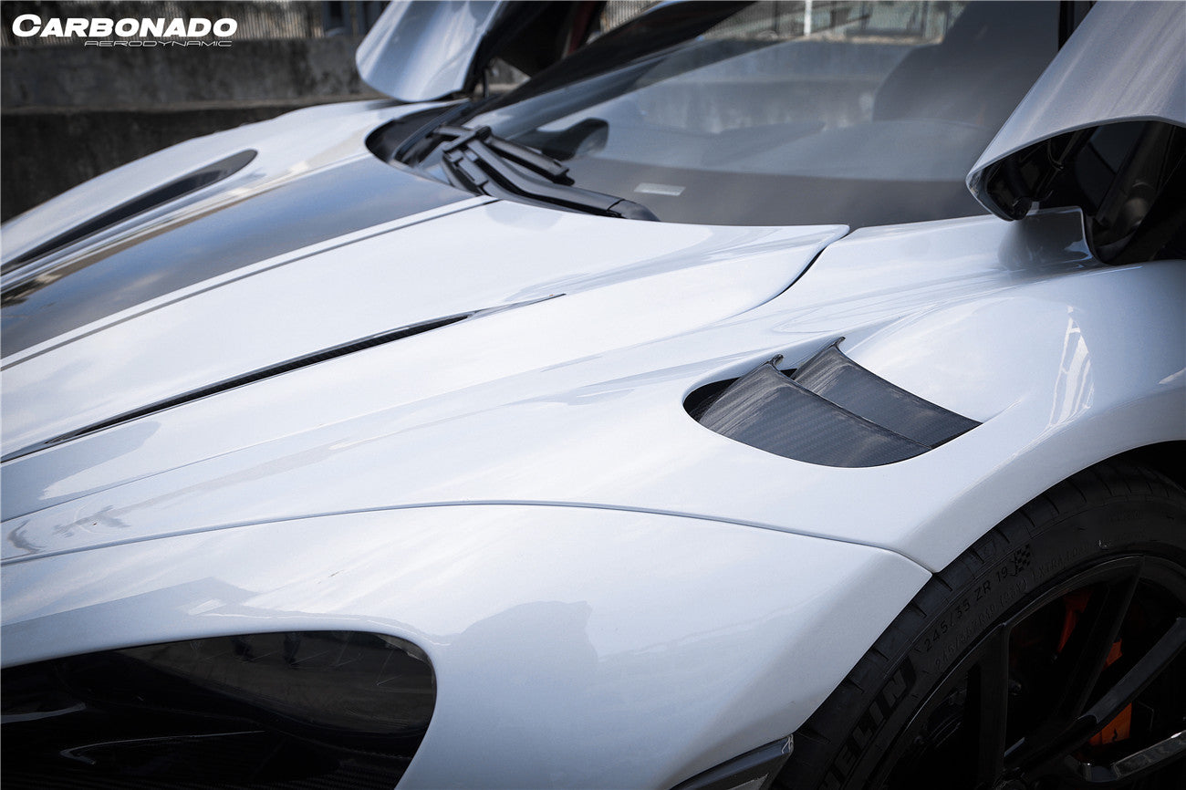 2017-2022 McLaren 720s Coupe 765LT-Style Front Fender - Carbonado