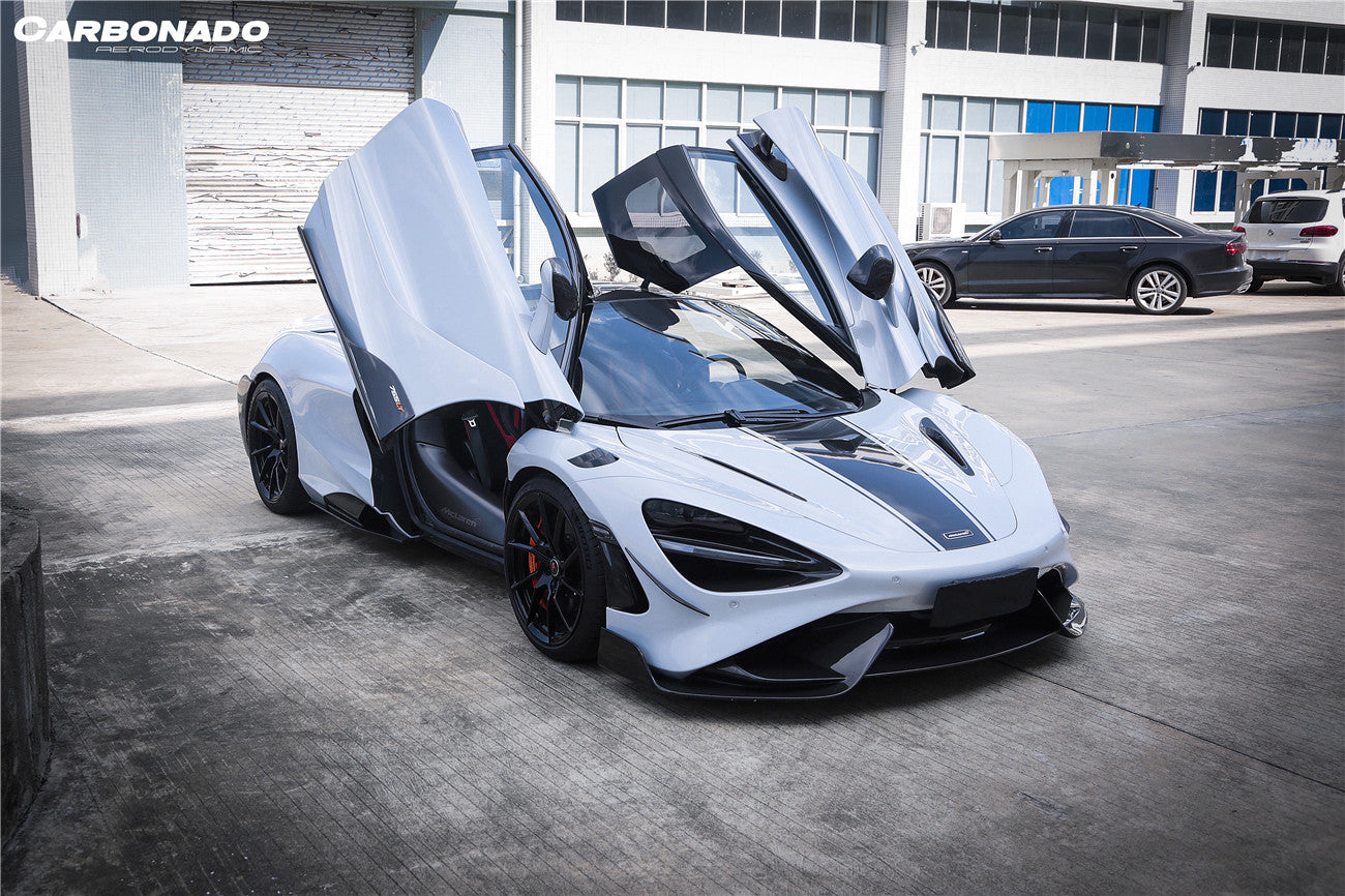 2017-2022 McLaren 720s 765LT-Style Front Bumper - Carbonado