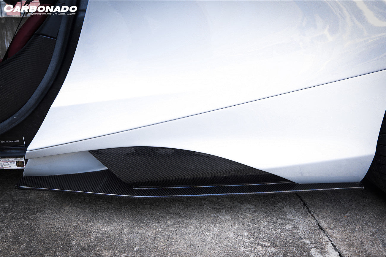 2017-2022 McLaren 720s 765LT-Style Side Skirts - Carbonado