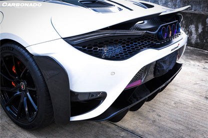 2017-2022 McLaren 720s 765LT-Style Rear Bumper and Wing - Carbonado