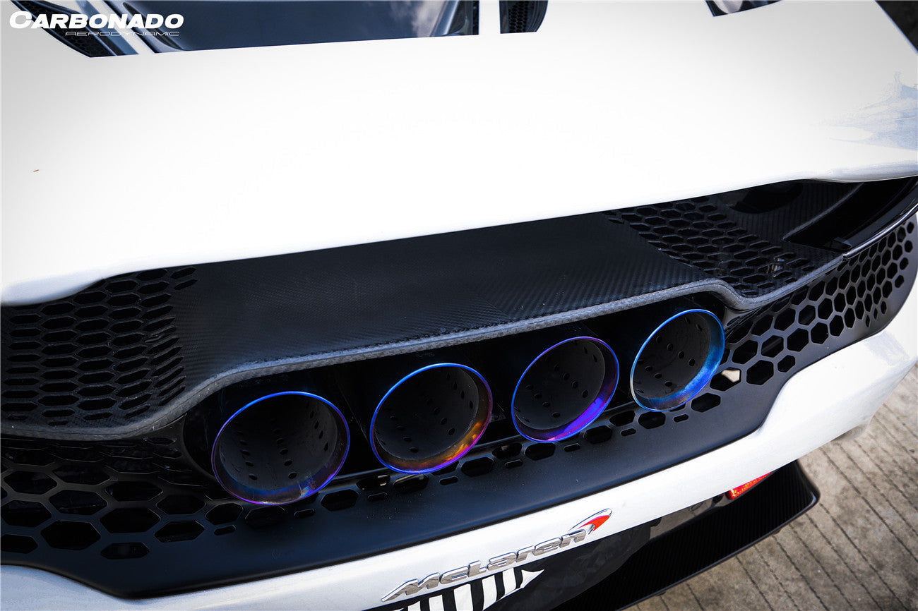 2017-2022 McLaren 720s 765LT-Style Rear Bumper and Wing - Carbonado