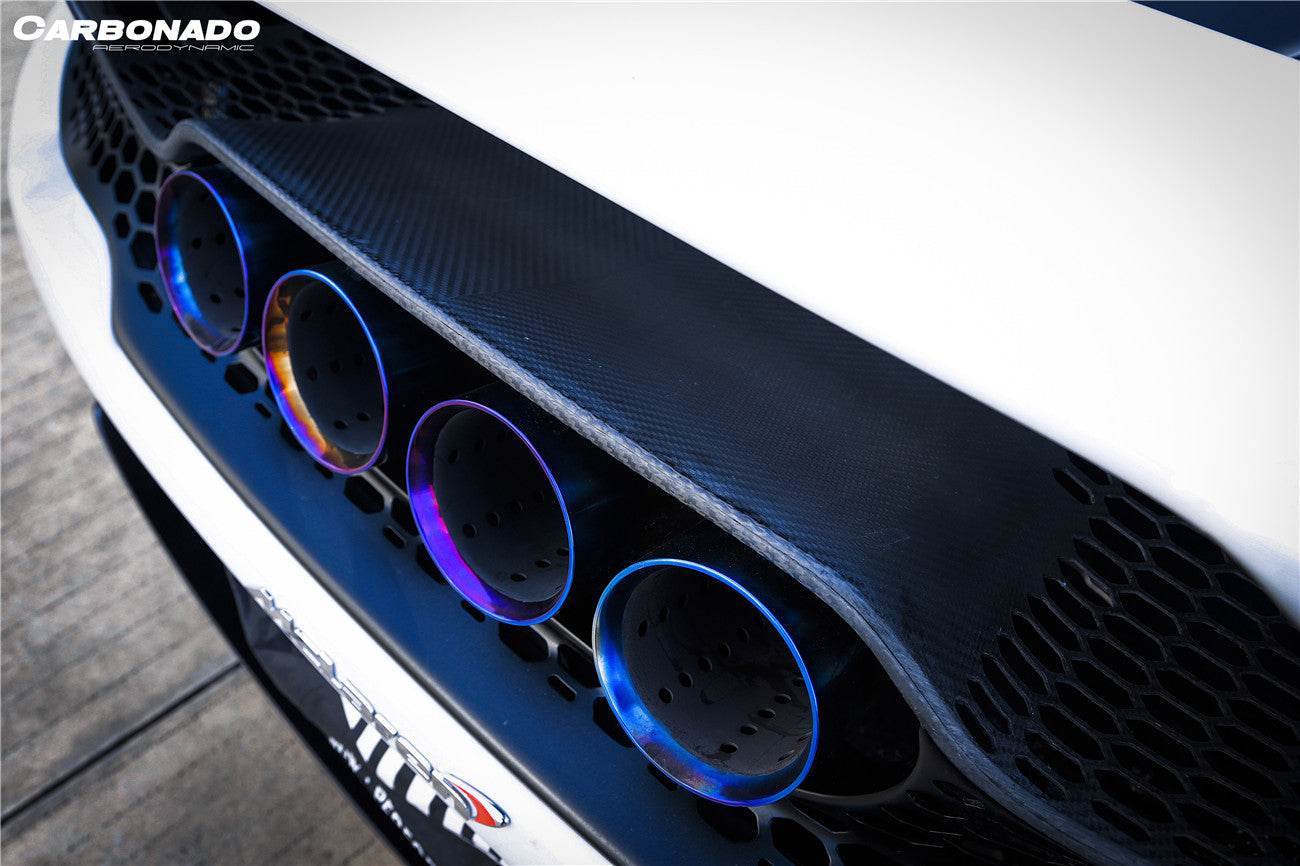 2017-2022 McLaren 720s 765LT-Style Rear Bumper and Wing - Carbonado