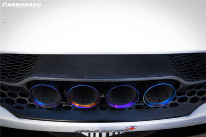 2017-2022 McLaren 720s 765LT-Style Rear Bumper and Wing - Carbonado