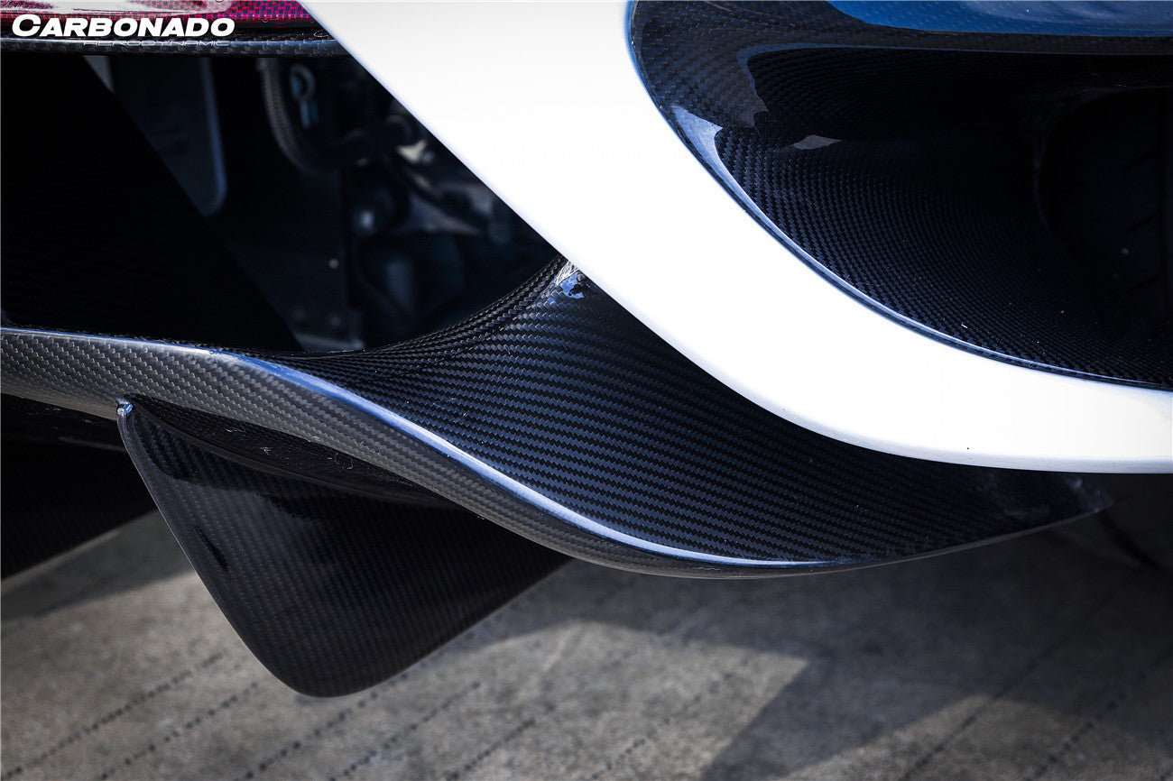2017-2022 McLaren 720s 765LT-Style Rear Bumper and Wing - Carbonado