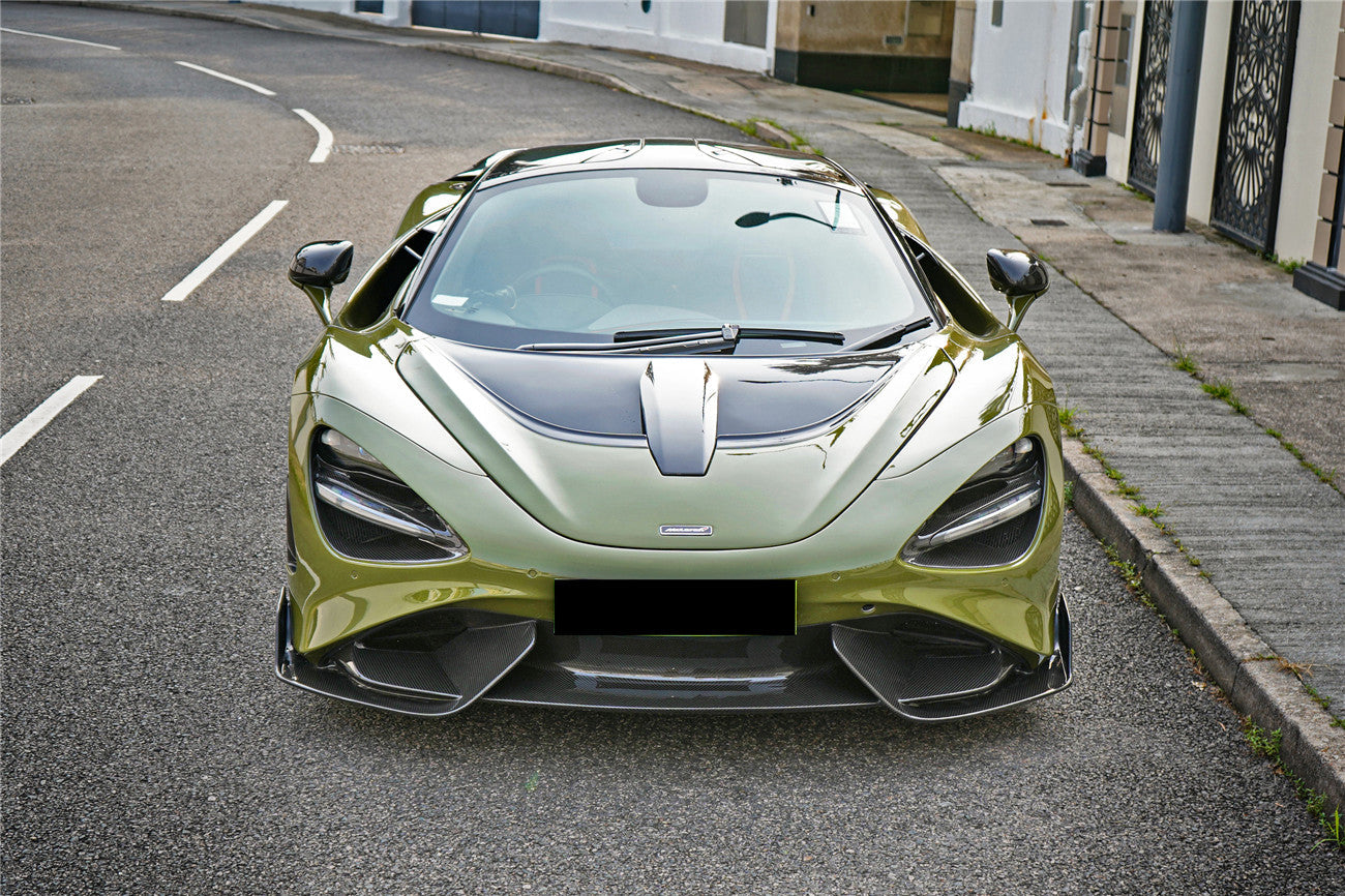 2017-2022 McLaren 720s 765LT-Style Front Bumper - Carbonado
