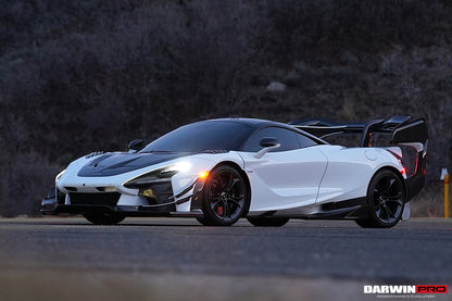 2017-2021 McLaren 720s Se²NWB Style Carbon Fiber Side Skirts - DarwinPRO Aerodynamics