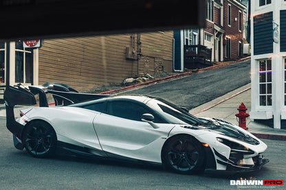 2017-2021 McLaren 720s Se²NWB Style Carbon Fiber Side Skirts - DarwinPRO Aerodynamics